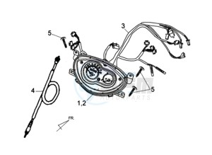 JET 4 R50 drawing DASHBOARD / SPEEDOMETER CABLE / WIRING HARNASS