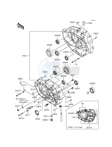 KLX250 KLX250SFF XX (EU ME A(FRICA) drawing Crankcase