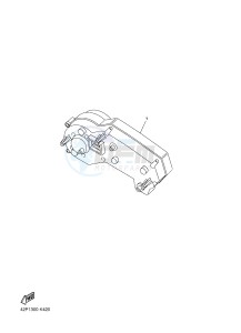 FZ8-S FZ8 FAZER 800 (42PA 42PE) drawing METER