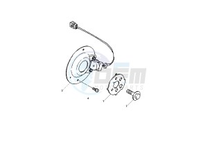 XJ S DIVERSION 600 drawing PICK UP COIL-GOVERNOR