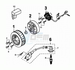 FIGHT ZWRC2A (DK) drawing IGNITION PART