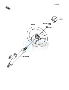 KAF 450 B [MULE 1000] (B1) [MULE 1000] drawing STEERING WHEEL