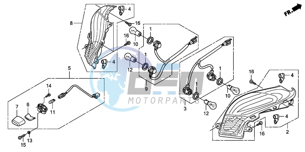 REAR COMBINATION LIGHT (FES1257/A7)(FES1507/A7)