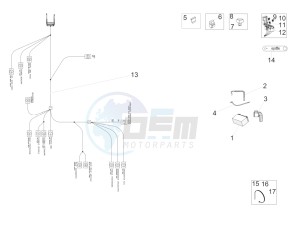 RSV4 1000 RR Racer Pack 2015 drawing Electrical system III