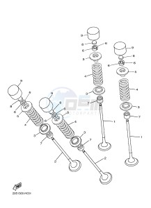 XJ6FA 600 DIVERSION F (ABS) (1DGC 1DGD) drawing VALVE