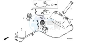 CB1000R9 France - (F / CMF) drawing BATTERY