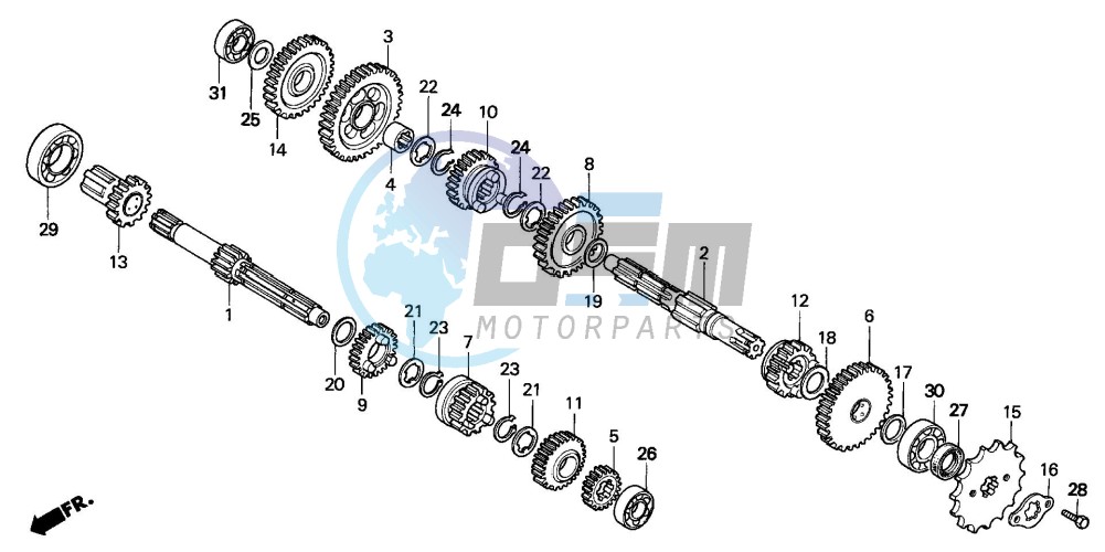 TRANSMISSION (CRF100F)