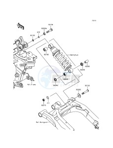 ER-6F EX650EFF XX (EU ME A(FRICA) drawing Suspension/Shock Absorber