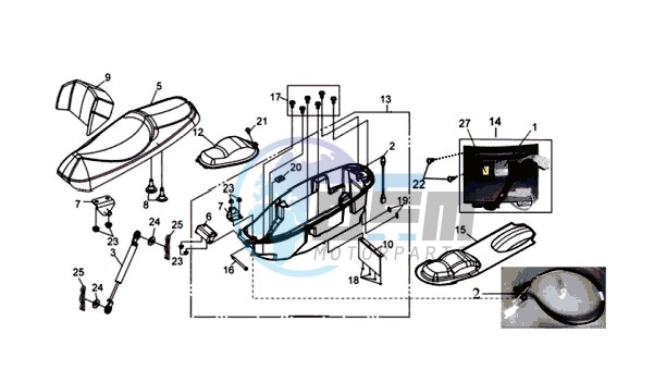 BUDDYSEAT - HELMET BOX