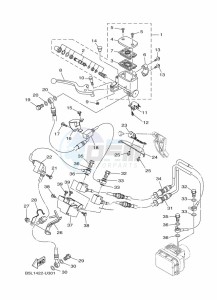 YZF250-A (B6P6) drawing FRONT MASTER CYLINDER