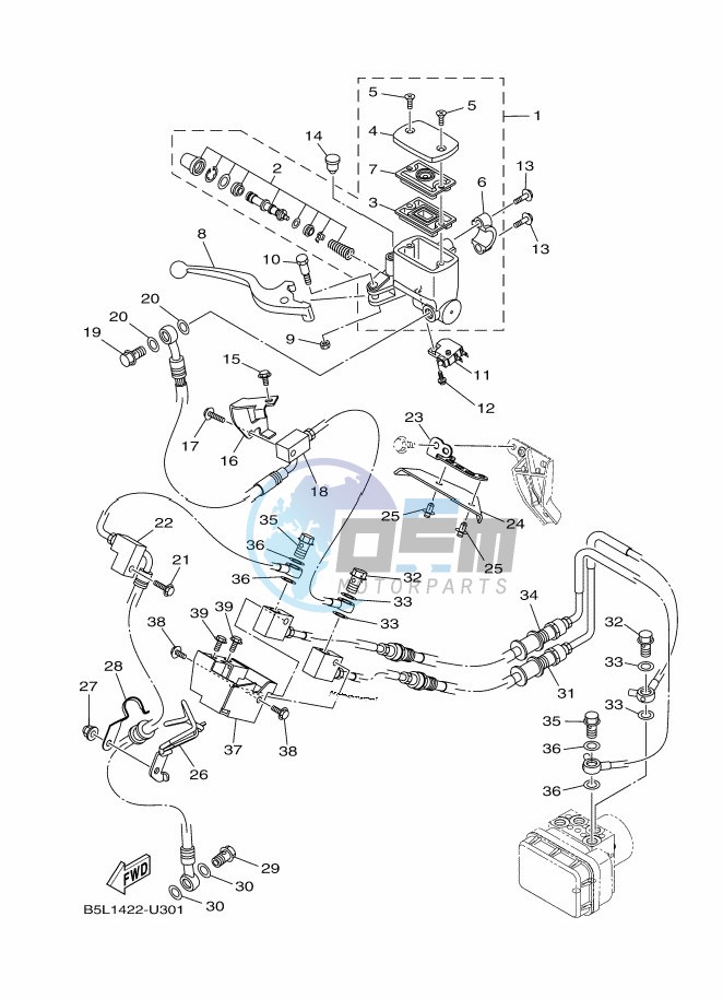 FRONT MASTER CYLINDER