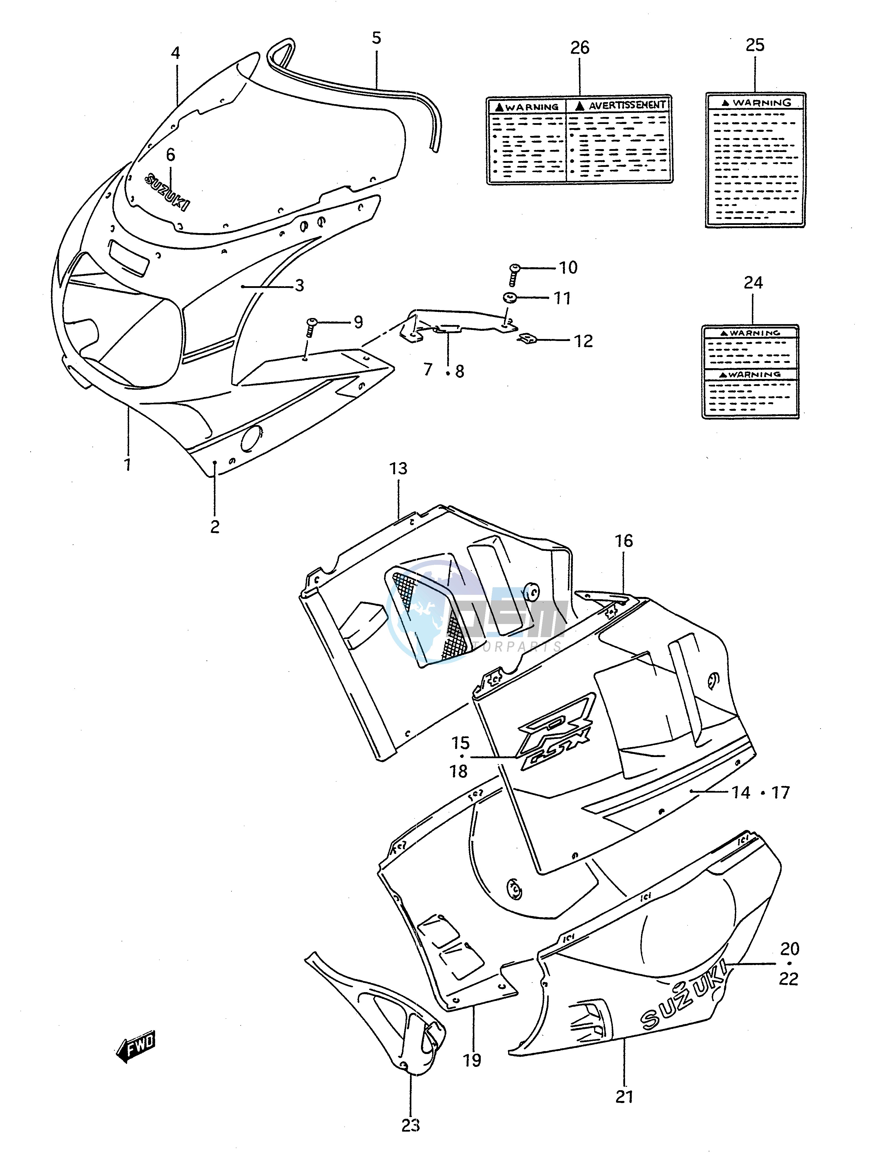 COWLING BODY (05X)