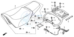 XL1000V VARADERO drawing SEAT