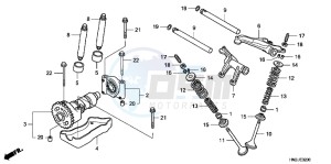 SH125DH UK - (E) drawing FRONT FENDER