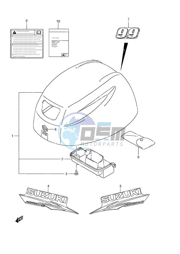 Engine Cover Non-Remote Control