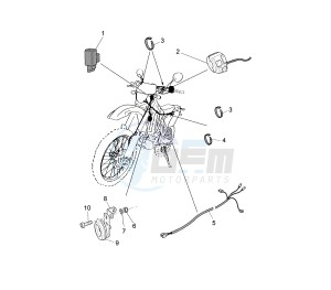 WR F 450 drawing ELECTRICAL DEVICES EURO KIT