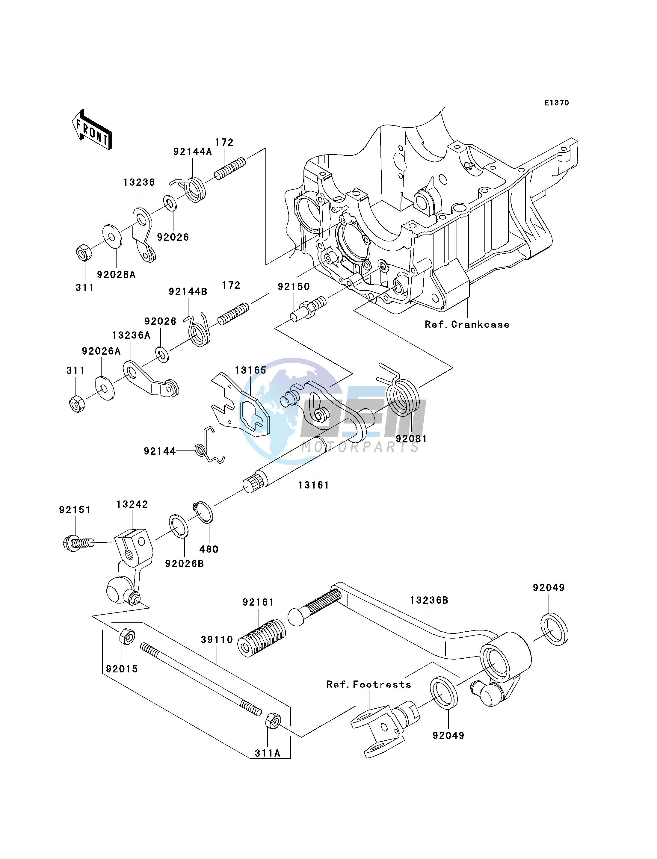 GEAR CHANGE MECHANISM