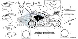 CBR1000SAG CBR1000 ED drawing STRIPE/ MARK (2)