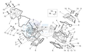 RXV-SXV 450-550 drawing Cilinder head