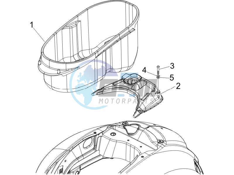 Helmet housing - Undersaddle