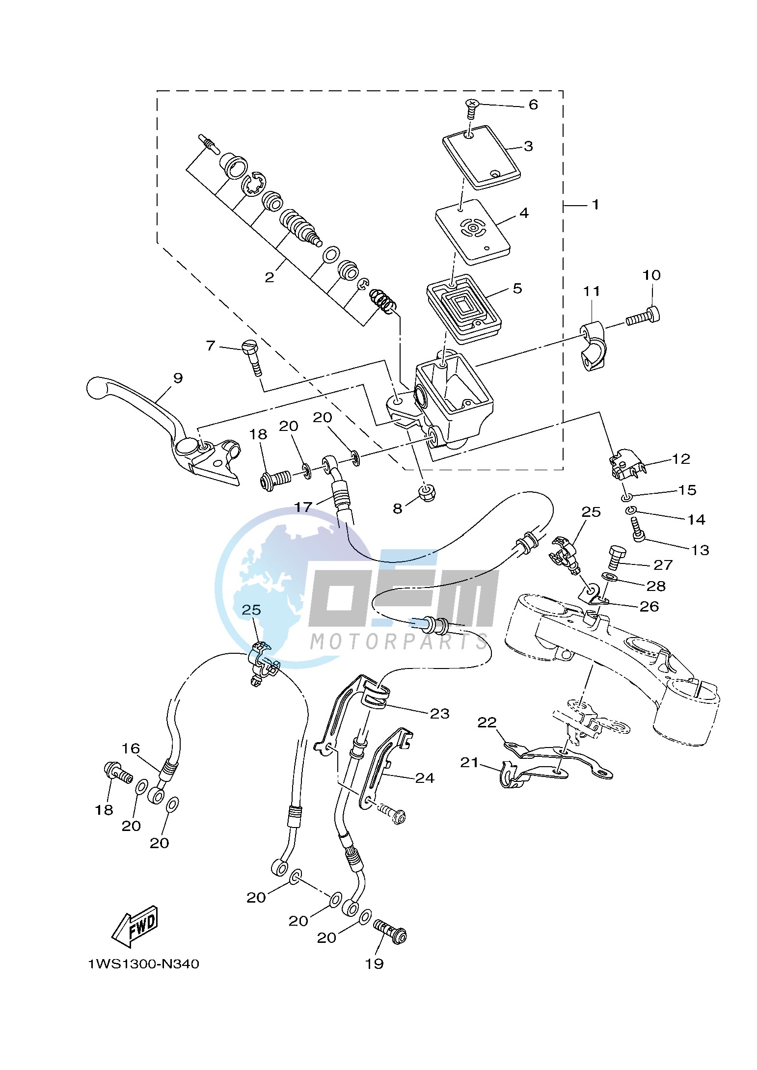 FRONT MASTER CYLINDER