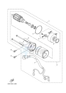 HW151 XENTER 150 (52S3) drawing STARTING MOTOR