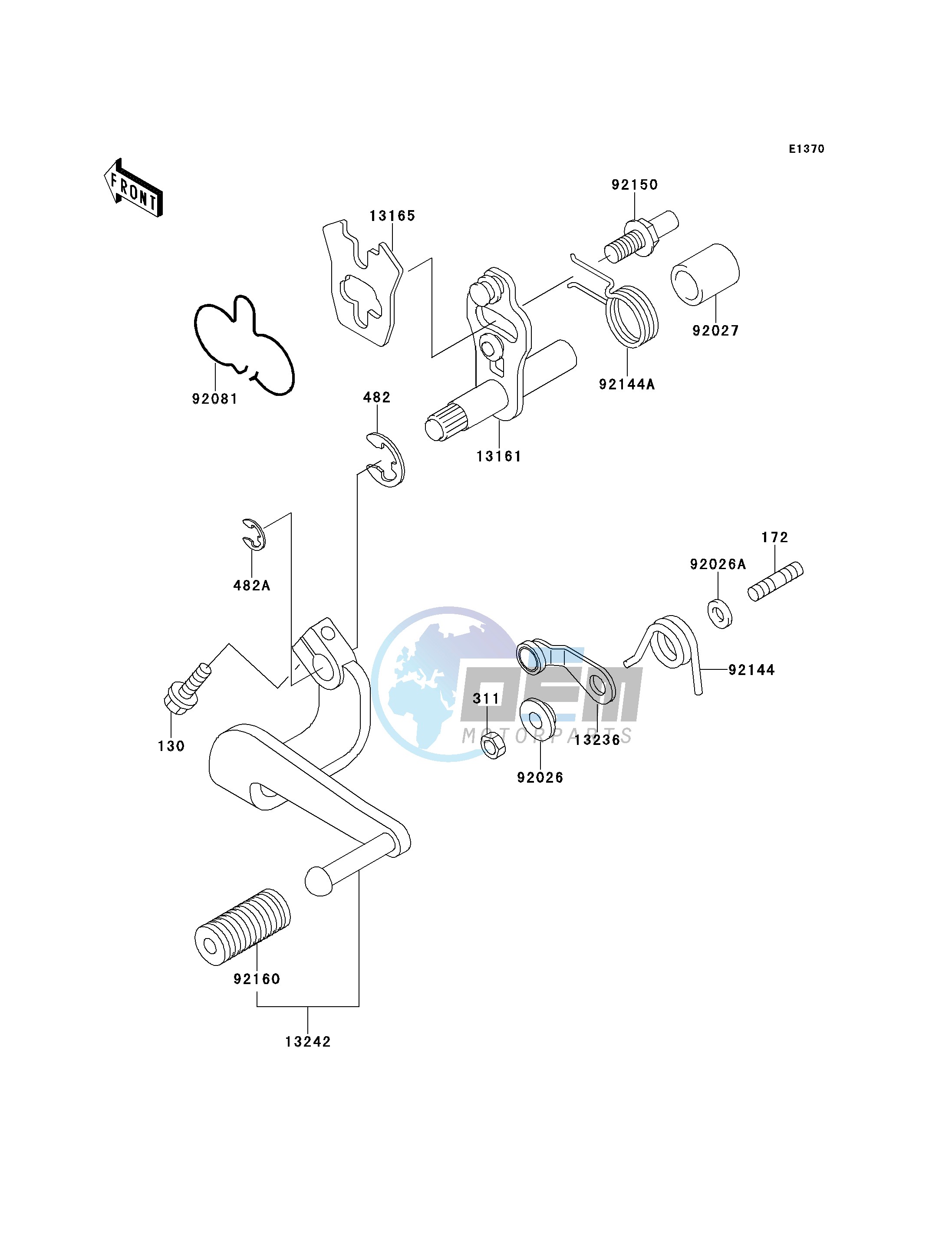 GEAR CHANGE MECHANISM