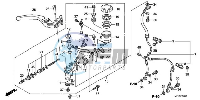 FR. BRAKE MASTER CYLINDER (CBR1000RR)