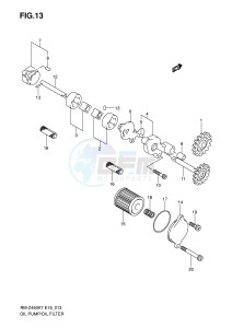 RM-Z450 (E19) drawing OIL PUMP OIL FILTER