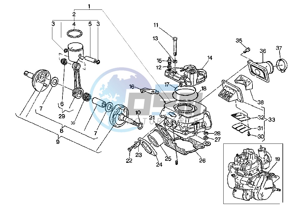 CRANKSHAFT - CYLINDER