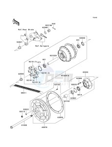 VN 900 B [VULCAN 900 CLASSIC] (6F-9F) B9F drawing REAR WHEEL_CHAIN