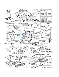 ZZR1400_ABS ZX1400FDF FR GB XX (EU ME A(FRICA) drawing Chassis Electrical Equipment