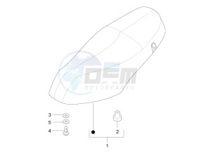 ZIP 100 4T NOABS E2-E3 (APAC) drawing Saddle/seats