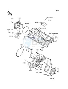 JET SKI ULTRA 250X JT1500B7F FR drawing Engine Cover(s)