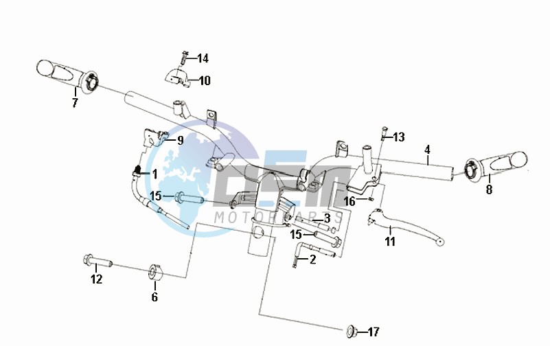 HANDLEBAR / BRAKE LEVERS /CABLES