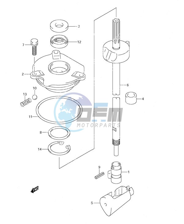 Clutch Rod (S/N 681517 & Older)