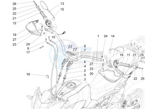 ETV 1200 Caponord Rally (EMEA, APAC) drawing Handlebar - Controls