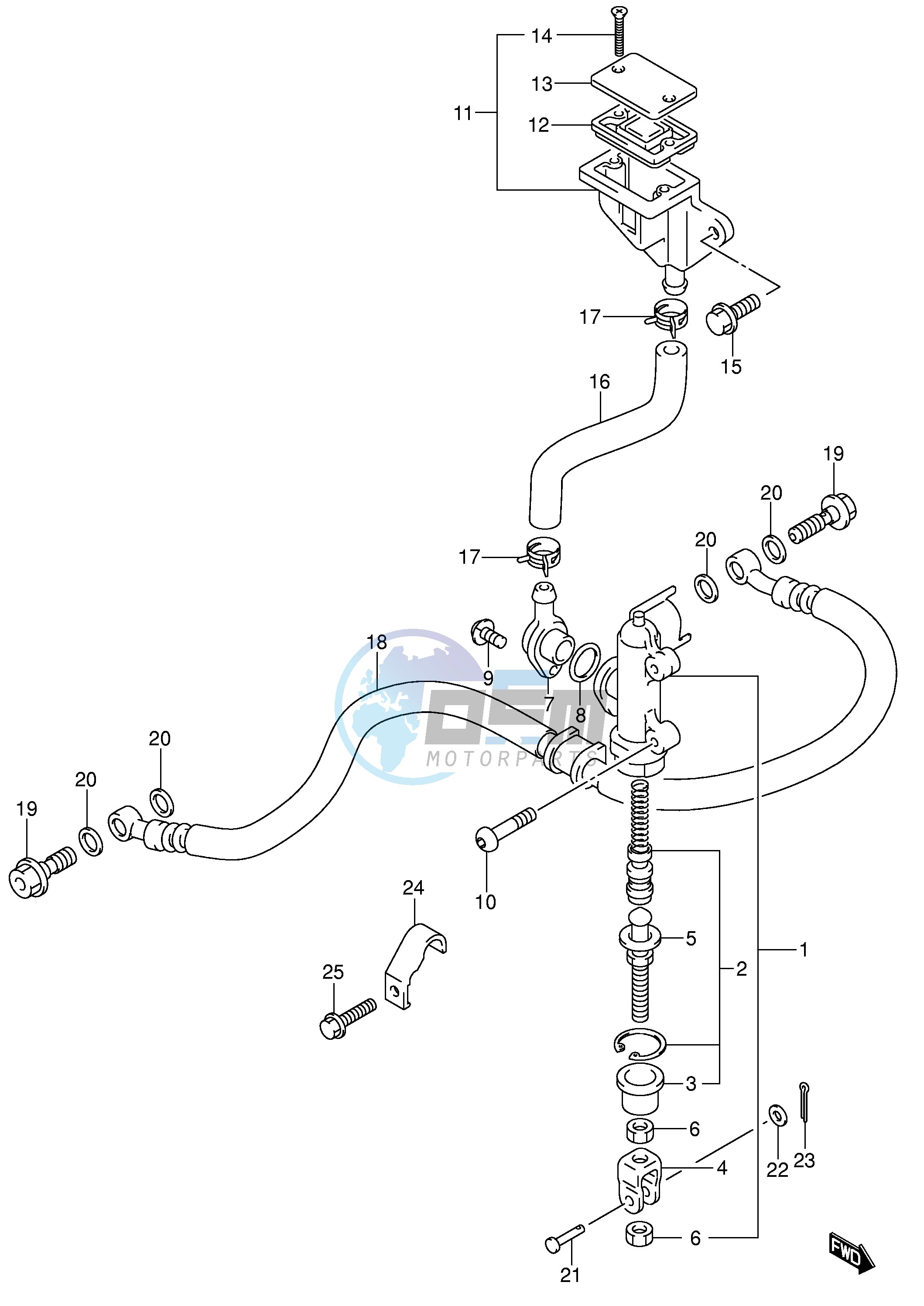 REAR MASTER CYLINDER