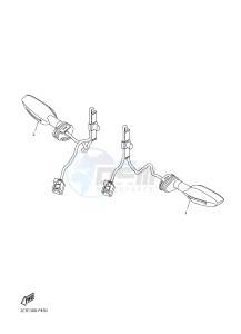 YZF-R1M 998 R1 (2KS1 2KS2) drawing FLASHER LIGHT