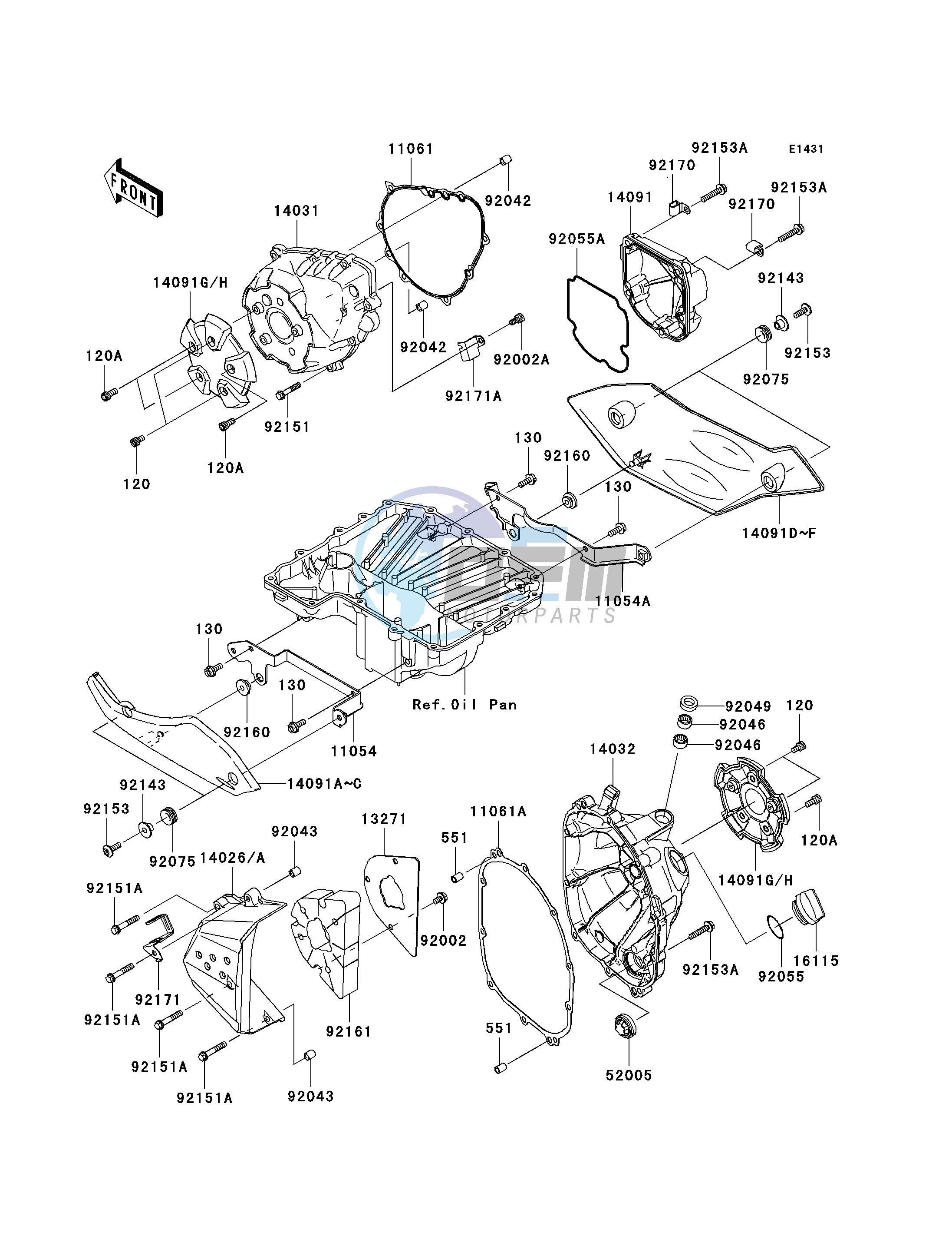 ENGINE COVER-- S- -