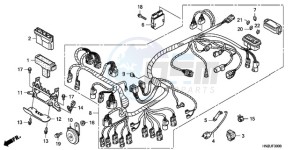 TRX500FA9 Australia - (U) drawing WIRE HARNESS