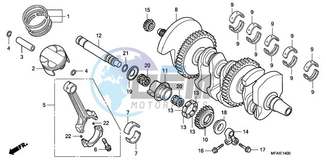 CRANKSHAFT/PISTON