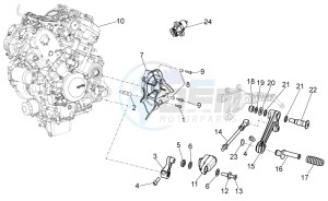 Tuono 1000 v4 R Std APRC drawing Engine