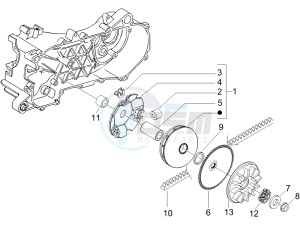 Runner 50 SP (UK) UK drawing Driving pulley