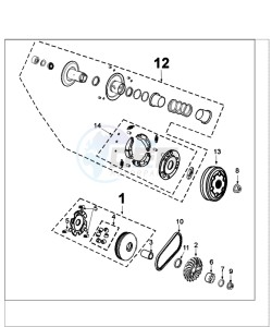 FIGHT 4 50 4T drawing CLUTCH