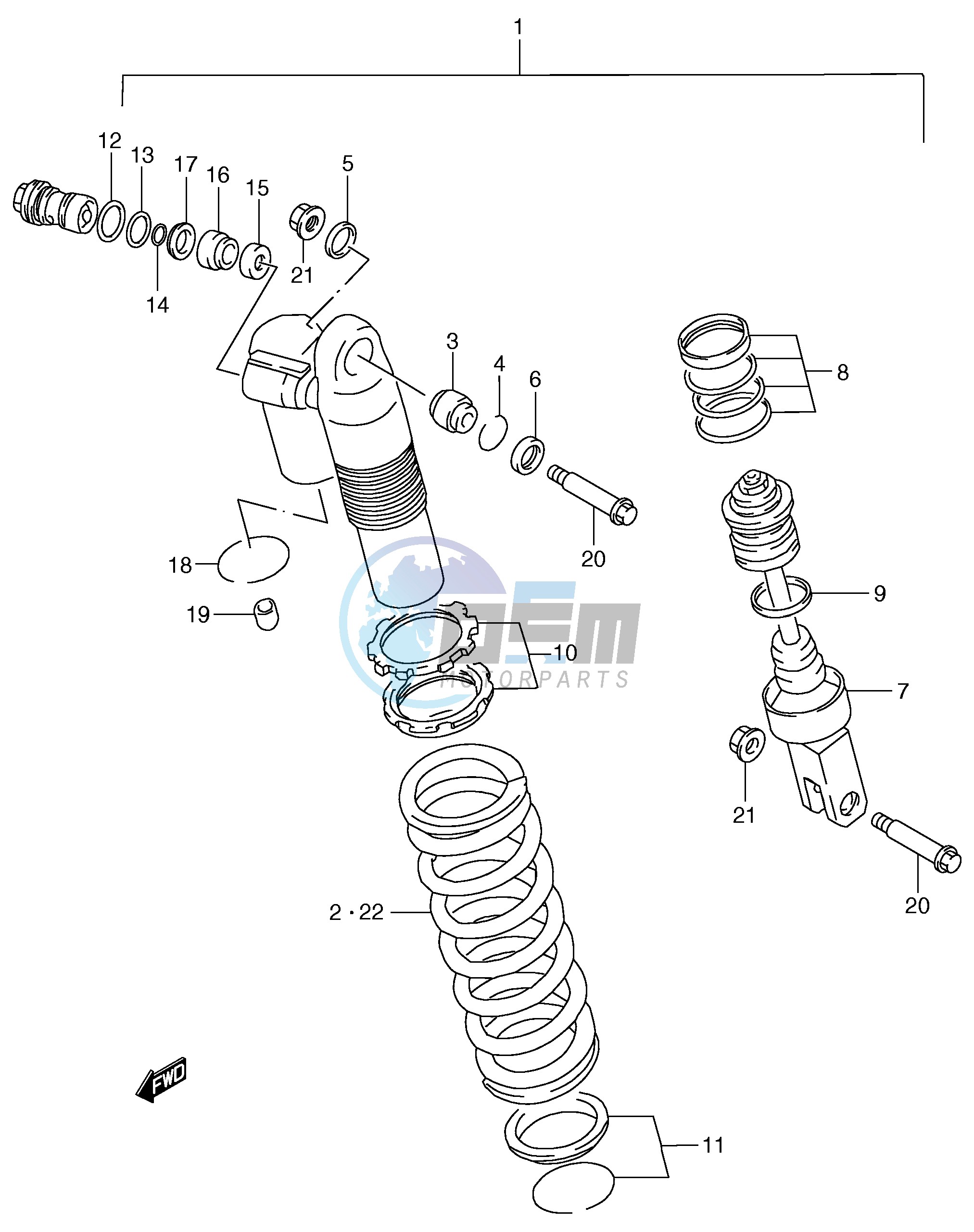 SHOCK ABSORBER (MODEL Y)