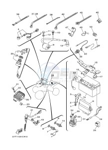 YFM350R YFM350RB RAPTOR 350 (10P9 10P9) drawing ELECTRICAL 1