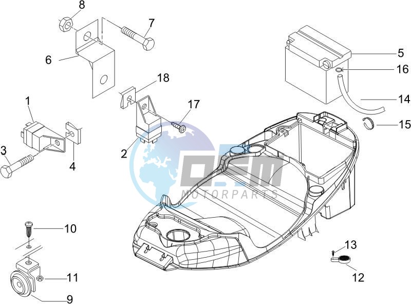 Remote control switches - Battery - Horn