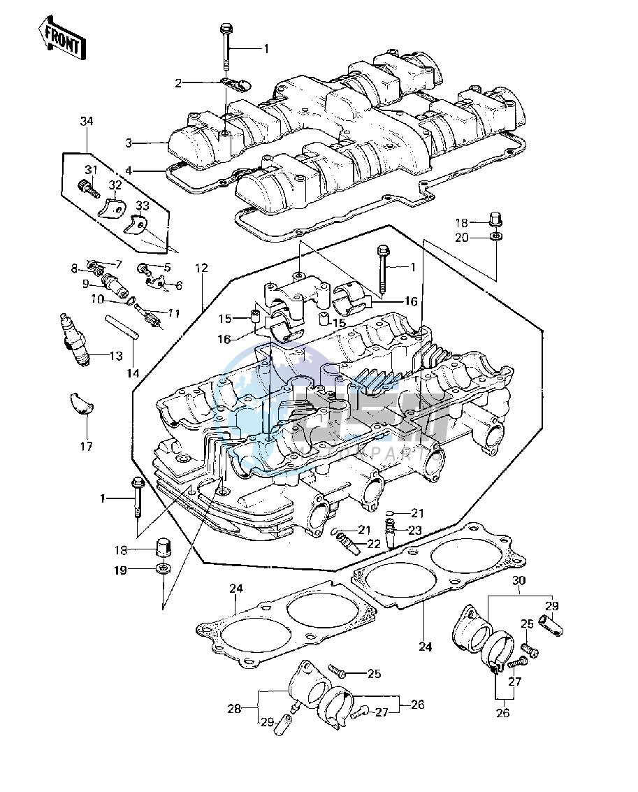 CYLINDER HEAD_COVER -- 77-78 A1_A2_A2A- -