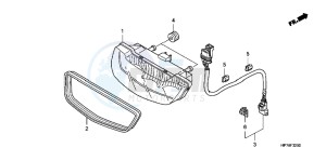 TRX420FAC drawing TAILLIGHT